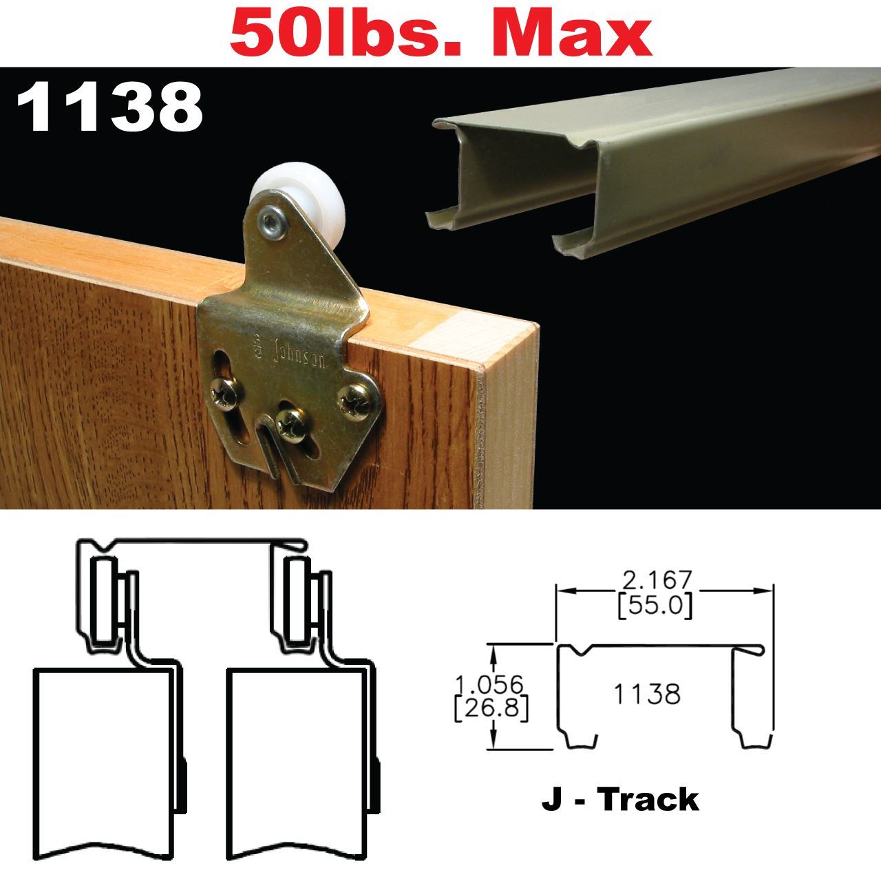 1138 Sliding Bypass Door Hardware Johnsonhardware Sliding 