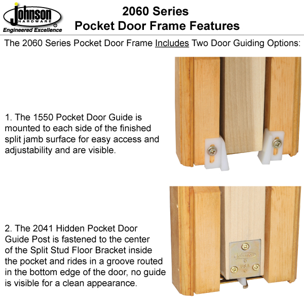 Pocket Door Bumper/Guide Set 
