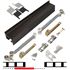 Picture of 2610B96S 1 - 48" Door Soft-Close Hardware Set, Bronze Finish Track