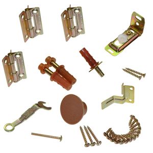 Picture of 18310002 1825 2-Panel Part Set, Brown Knob