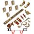 Picture of 1825 15" 4-Panel Hardware Set, Brown Track