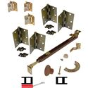 Picture of 1601HD 12" 2-Panel Mortise Hinge Hardware Set, US5