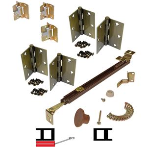 Picture of 1601HD 24" 2-Panel Mortise Hinge Hardware Set, US5