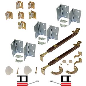Picture of 1601 18" 4-Panel Hardware Set, US15