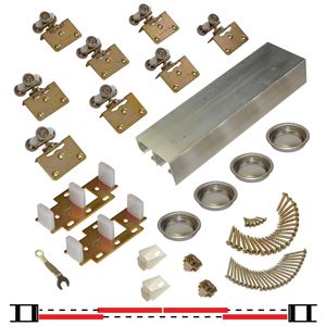 Picture of 134F 24" 4-Door Side Mount Hardware Set