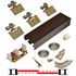 Picture of 138F 24" 2-Door Side Mount Hardware Set, Bronze Track