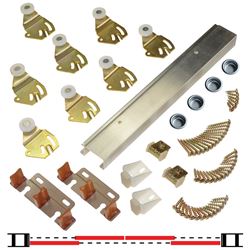 Picture of 2200 24" 4-Door Hardware Set, 75lbs. [34kg] Door