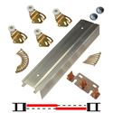 Picture of 2200F 24" 2-Door Hardware Set, 75lbs. [34kg] Door