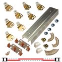Picture of 2200F 24" 4-Door Hardware Set, 75lbs. [34kg] Door