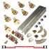 Picture of 2200F 24" 4-Door Hardware Set, 75lbs. [34kg] Door