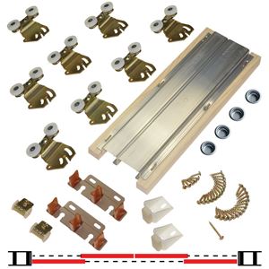 Picture of 2222 24" 4-Door Hardware Set, 75lbs. [34kg] Door