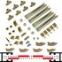 Picture of 100BC 32" (1-3/8") x 4-Door Bypass Pocket Door Hardware Set