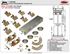 Picture of 134F 24" 4-Door Side Mount Hardware Set