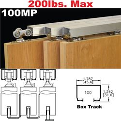 Picture of 100MP Tri-Pass Pocket Door Hardware
