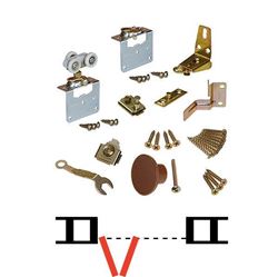 Picture of 1131FD19 2-Panel Side Mount Part Set WO/Hinges, 1-1/8" [29mm] Panels