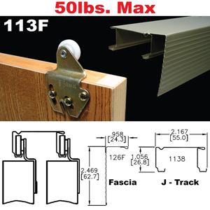 Picture of 113F Sliding Bypass Door Hardware