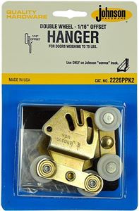 Picture of 2226PPK2 1/16" Offset Twin-Wheel Door Hanger Set (2)