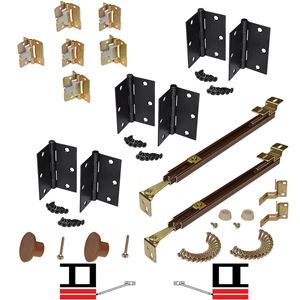 Picture of 1601 12" 4-Panel Hardware Set, US10B