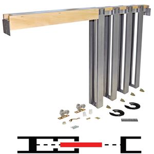 Picture of 1500HD Series 60" x 84" Pocket Door Frame
