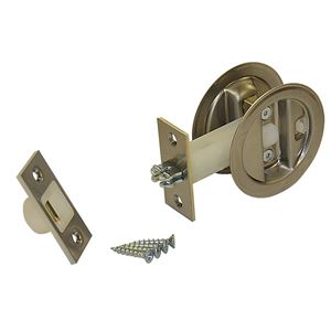 Picture of 153415P1 Auto-Latching Pocket Door Lock Set, 1-3/4" Door