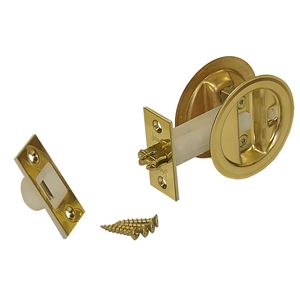 Picture of 1534-3P1 Auto-Latching Pocket Door Lock Set, 1-3/4" Door
