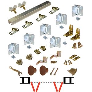 Picture of 111FD 48" [1219mm] Track, 4-Panel Hardware Set