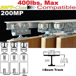 Picture of 200MP Tri-Pass Pocket Door Hardware