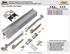 Picture of 2610F96S 1 - 48" Door Soft-Close Hardware Set, Mill Finish Track