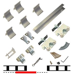 Picture of 200WM 36" 1-Door Hardware Set