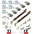 Picture of 1601 18" 4-Panel Hardware Set, White
