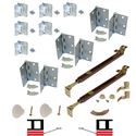 Picture of 1601 12" 4-Panel Hardware Set, US15