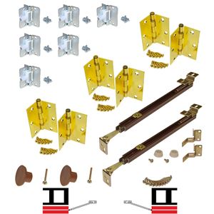 Picture of 1601 12" 4-Panel Hardware Set, US3