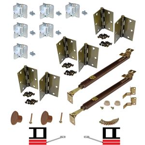 Picture of 1601 24" 4-Panel Hardware Set, US5