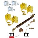 Picture of 1601HD 24" 2-Panel Mortise Hinge Hardware Set, US3