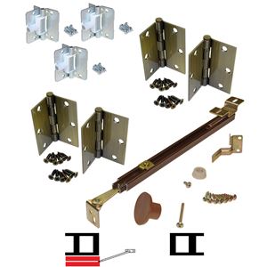 Picture of 1601HD 24" 2-Panel Mortise Hinge Hardware Set, US5