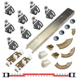 Picture of 2200 24" 4-Door Hardware Set, 75lbs. [34kg] Door