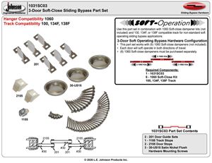 Picture of 1031SC03 3-Door Soft-Close Part Set