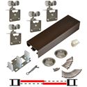 Picture of 138F 30" 2-Door Side Mount Hardware Set, Bronze Track